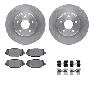 R1 Concepts WFWH1-40097 E- Line Series Brake Rotor W/ Ceramic Brake Pads & Hdw